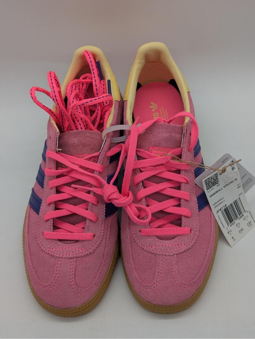 Adidas Handball Spezial Lucid Pink Purple JP8718 Shoes Women's Size 6 / Girls 7Y - Picture 3 of 9